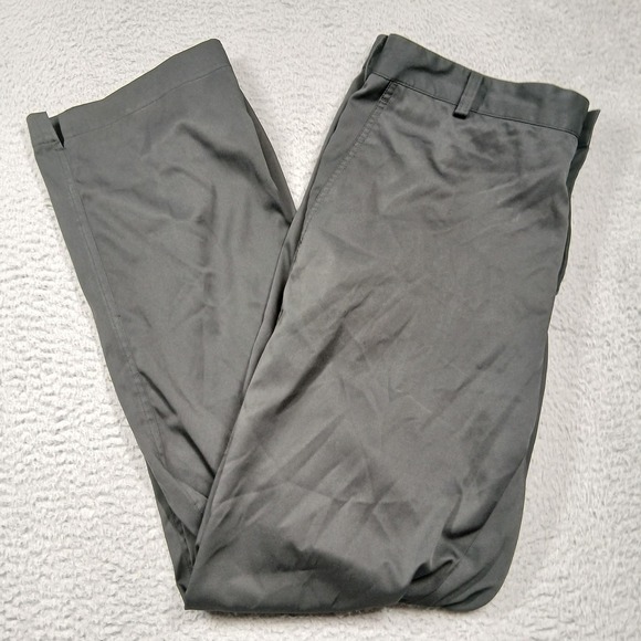 Nike Golf Dri-FIT Pants Mens 36x32 Black Chino Straight Leg Lightweight Casual - Picture 1 of 7